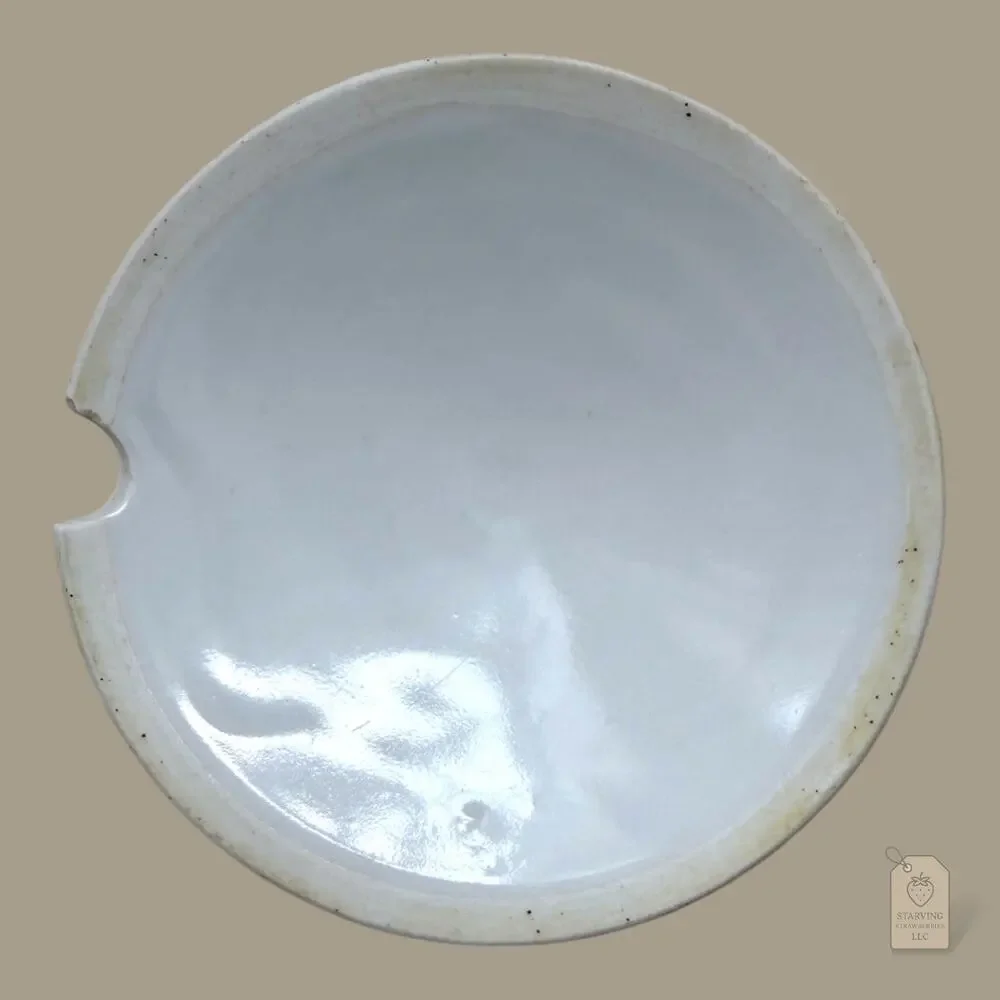 Starving Strawberries white porcelain